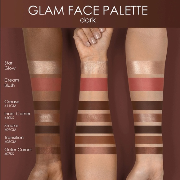 *New* Natasha Denona Glam Face and Eye Palette -  Dark - Picture 4 of 5